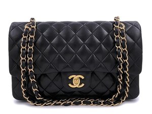 Chanel Small Double Flap Bag in Black with Gold Hardware — UFO No More