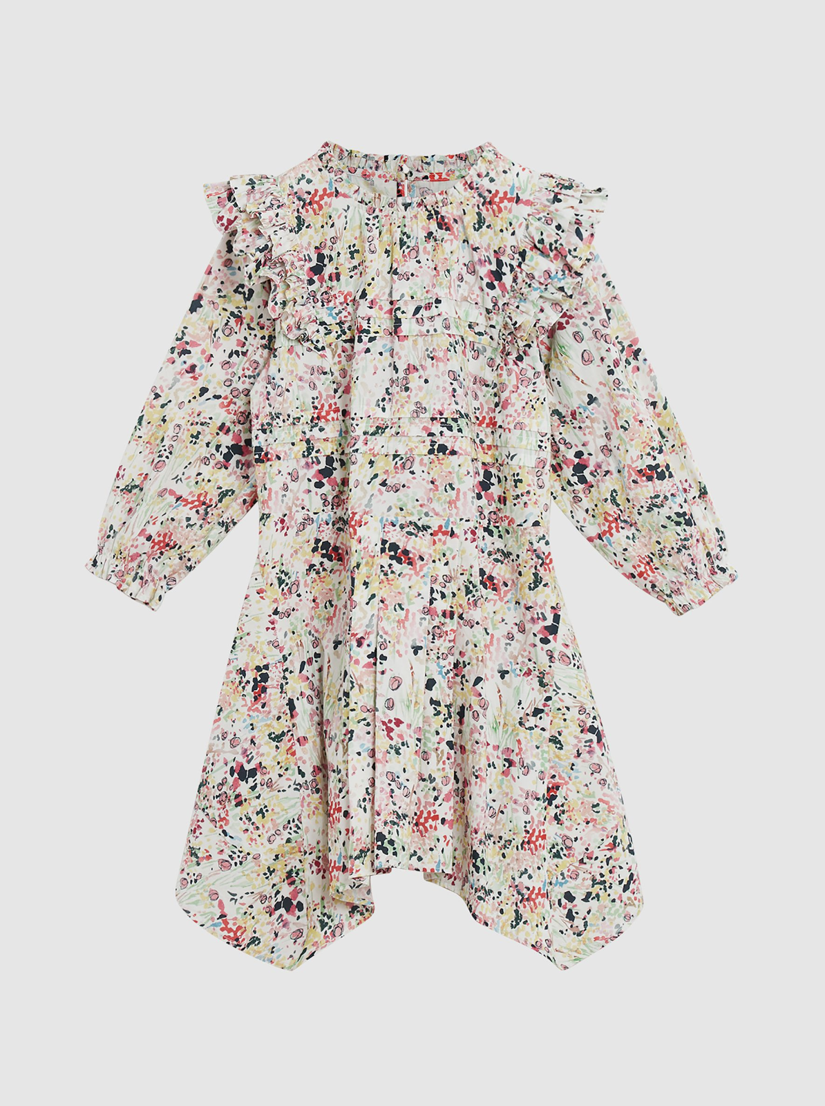 Reiss Lil Junior Printed Ruffle Dress