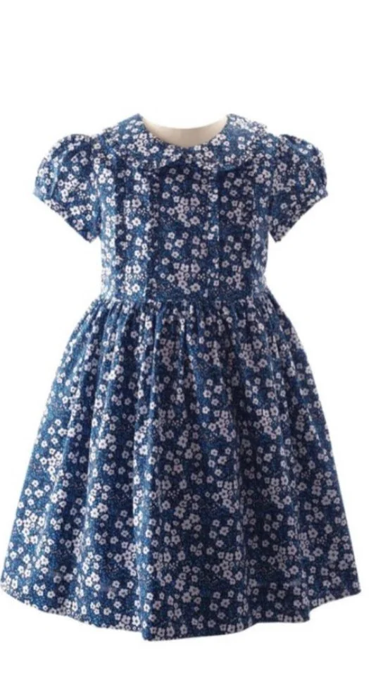 Rachel Riley Mini Floral Frill Dress