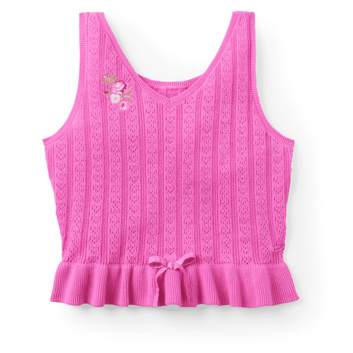 LoveShackFancy x American Girls Garden Party Peplum Top