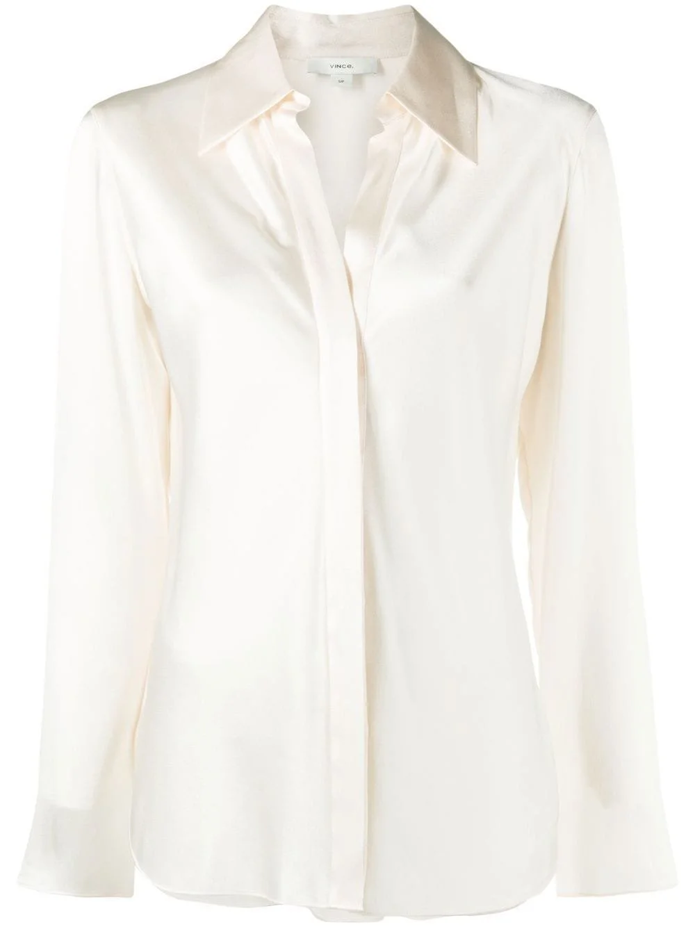 Vince Silk Long-Sleeve Shirt