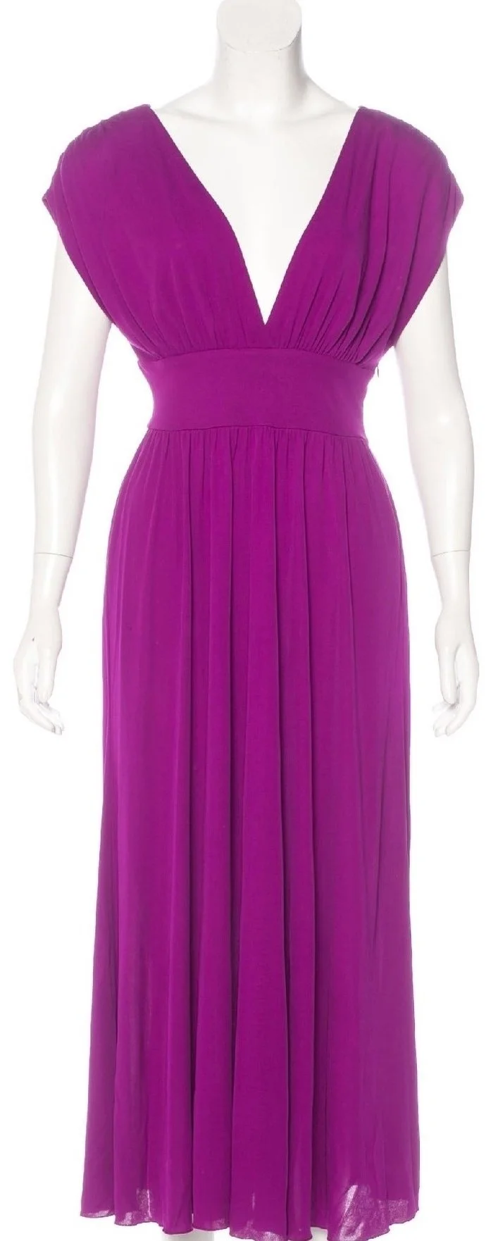 Prada V-neck Midi Dress