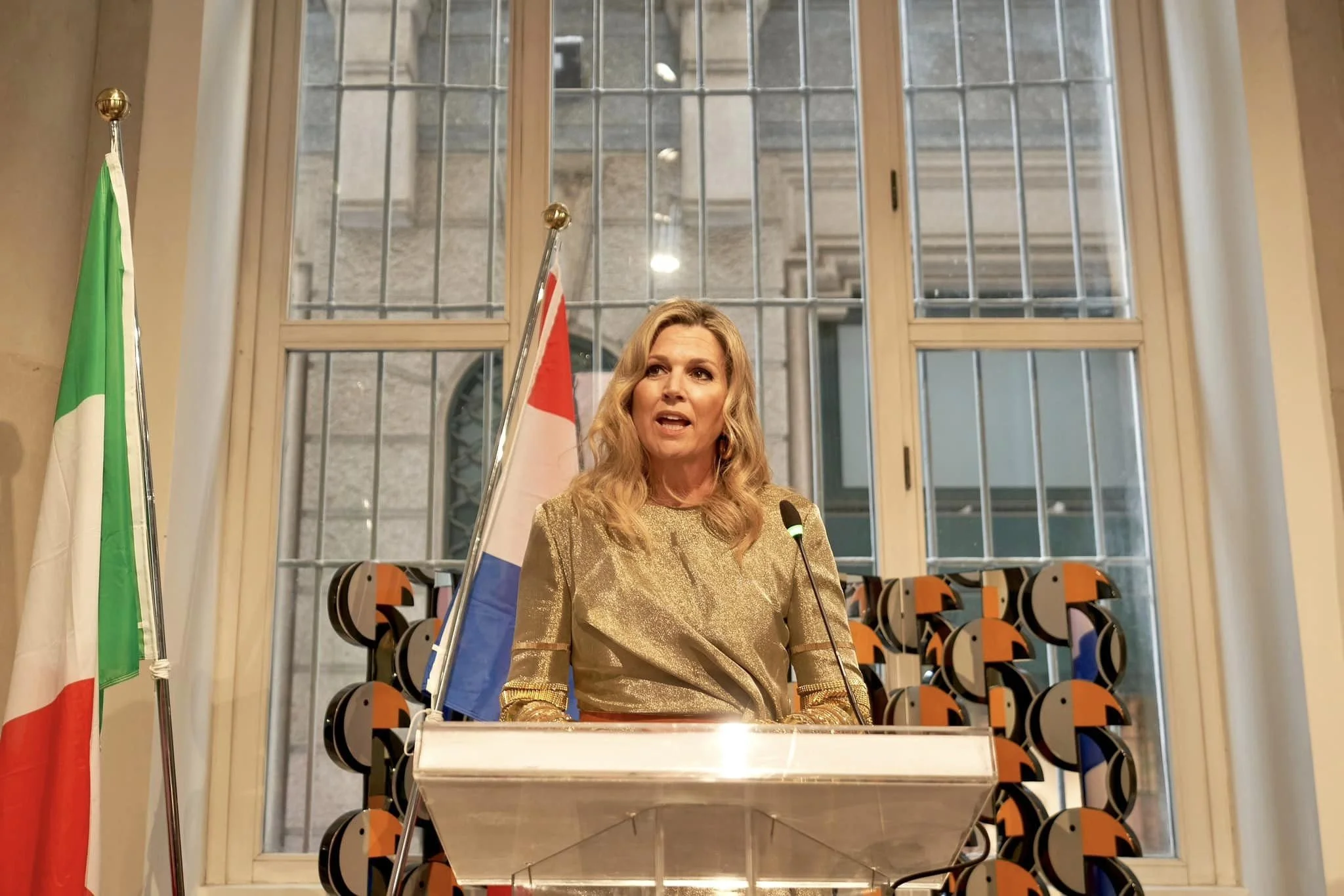 Queen Maxima visits Milan Design Week