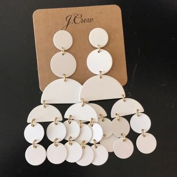 J.Crew Circle Chandelier Earrings