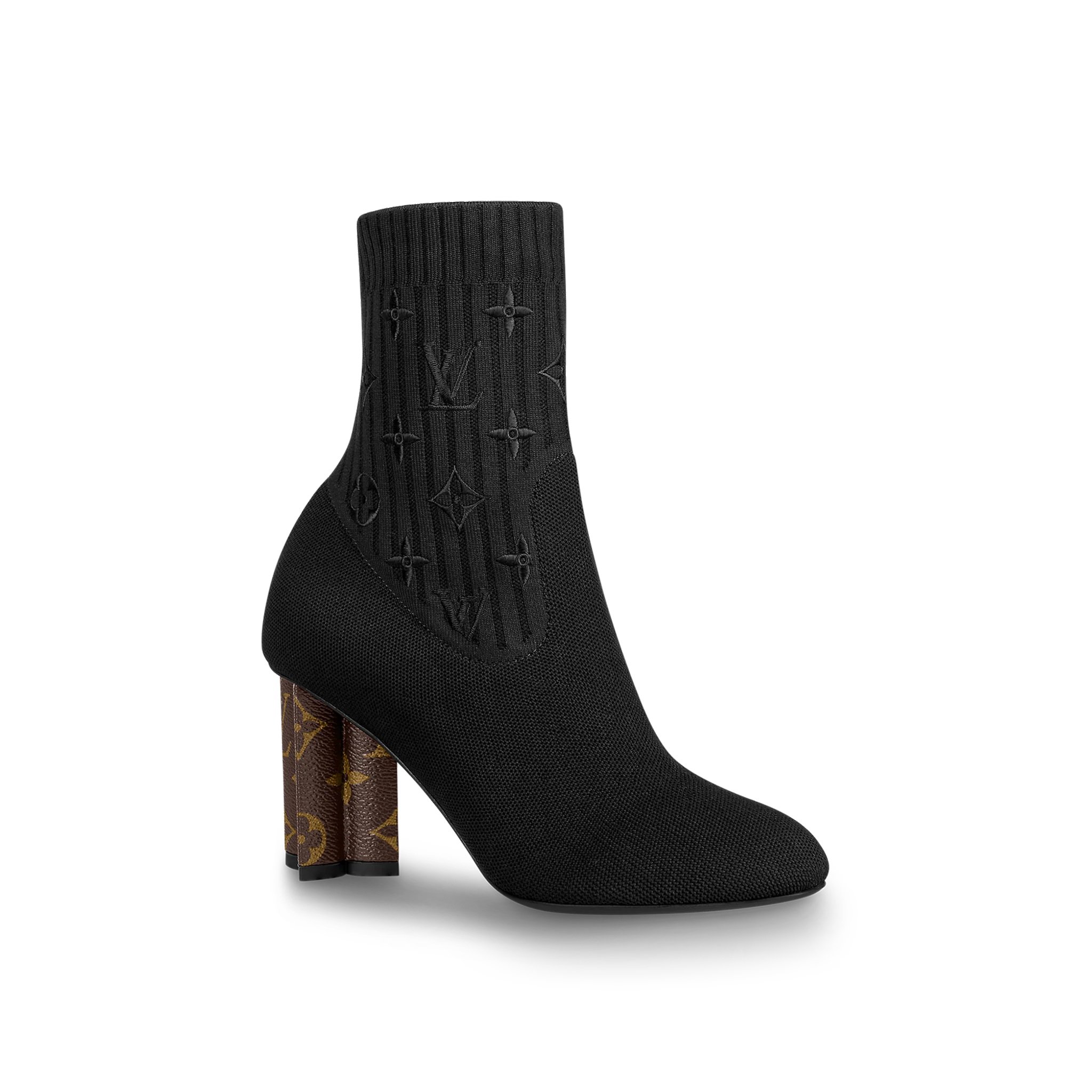 Louis Vuitton Silhouette Ankle Boots in Black.jpg
