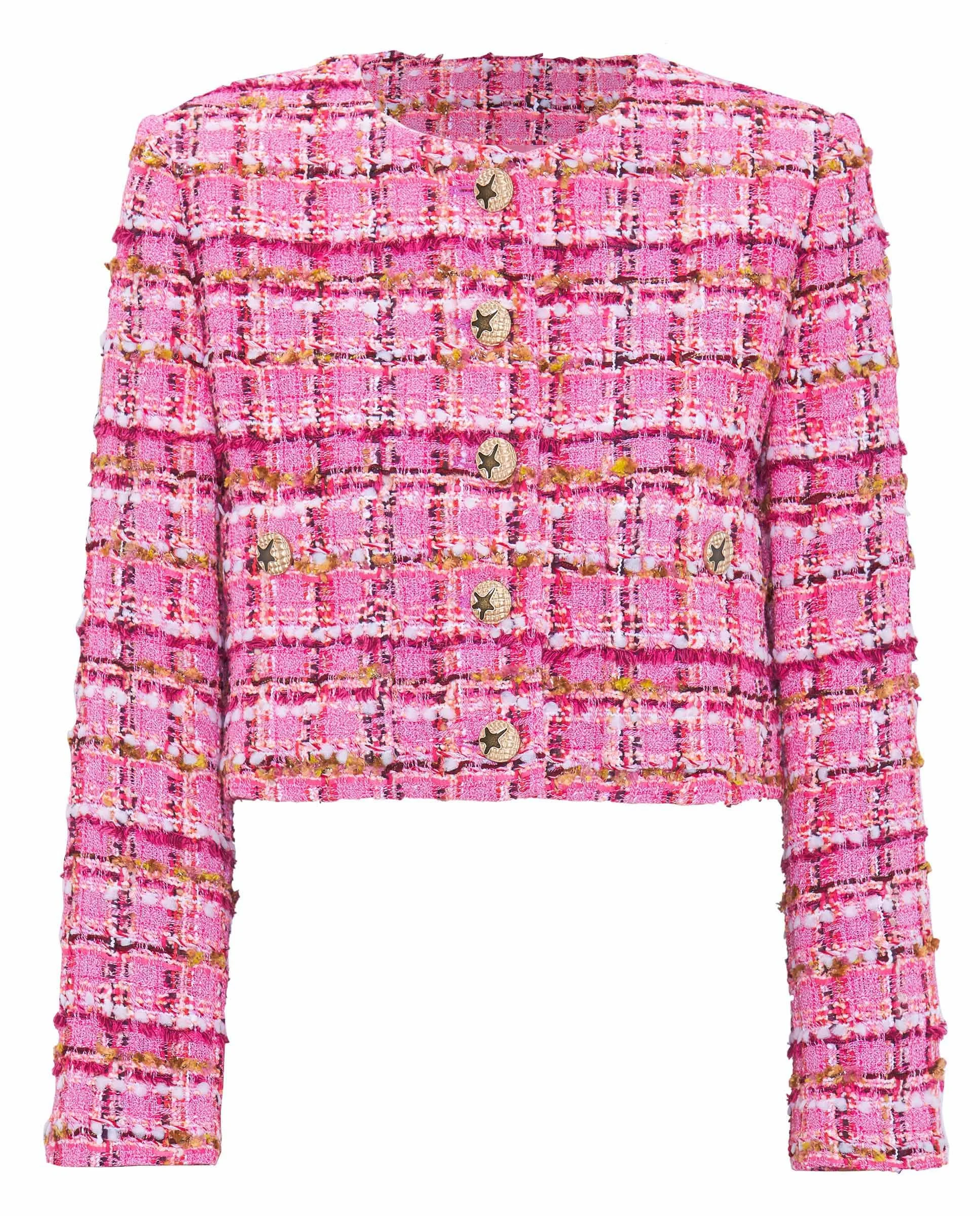 Mirto Pink Tweed Jacket