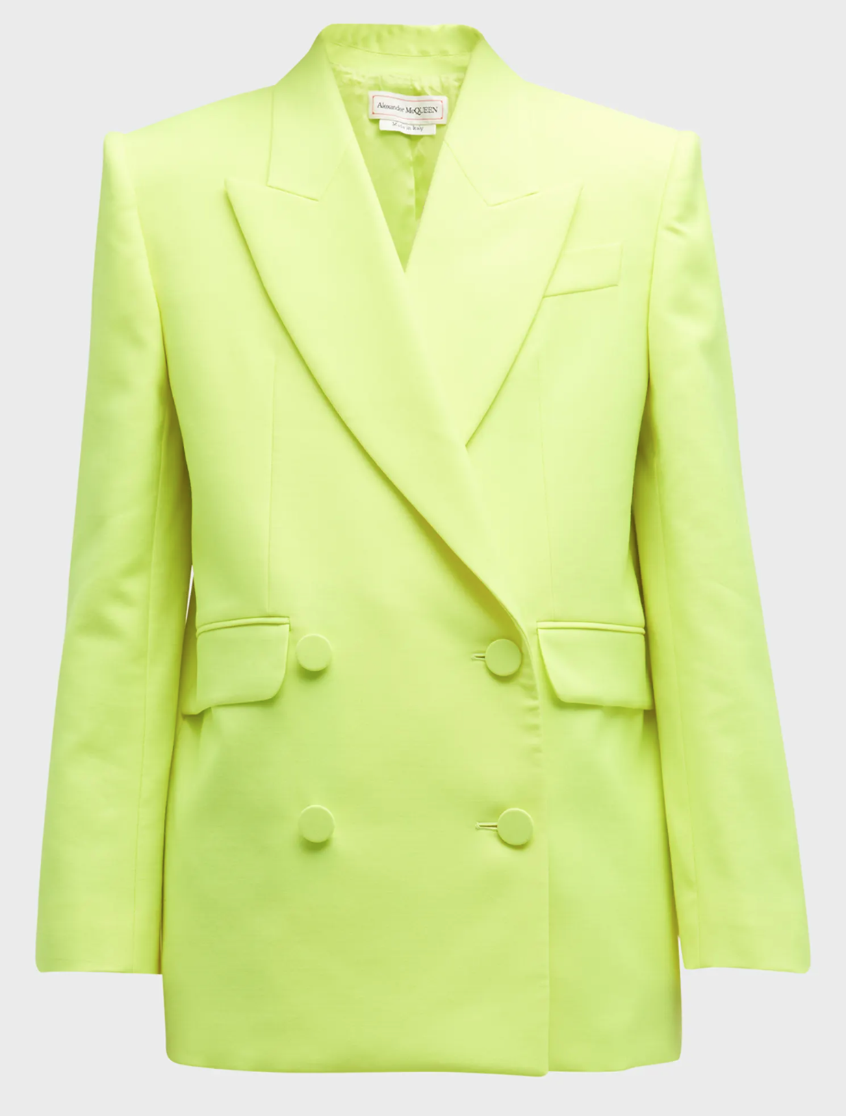 Alexander McQueen Double-Breasted Boxy Blazer