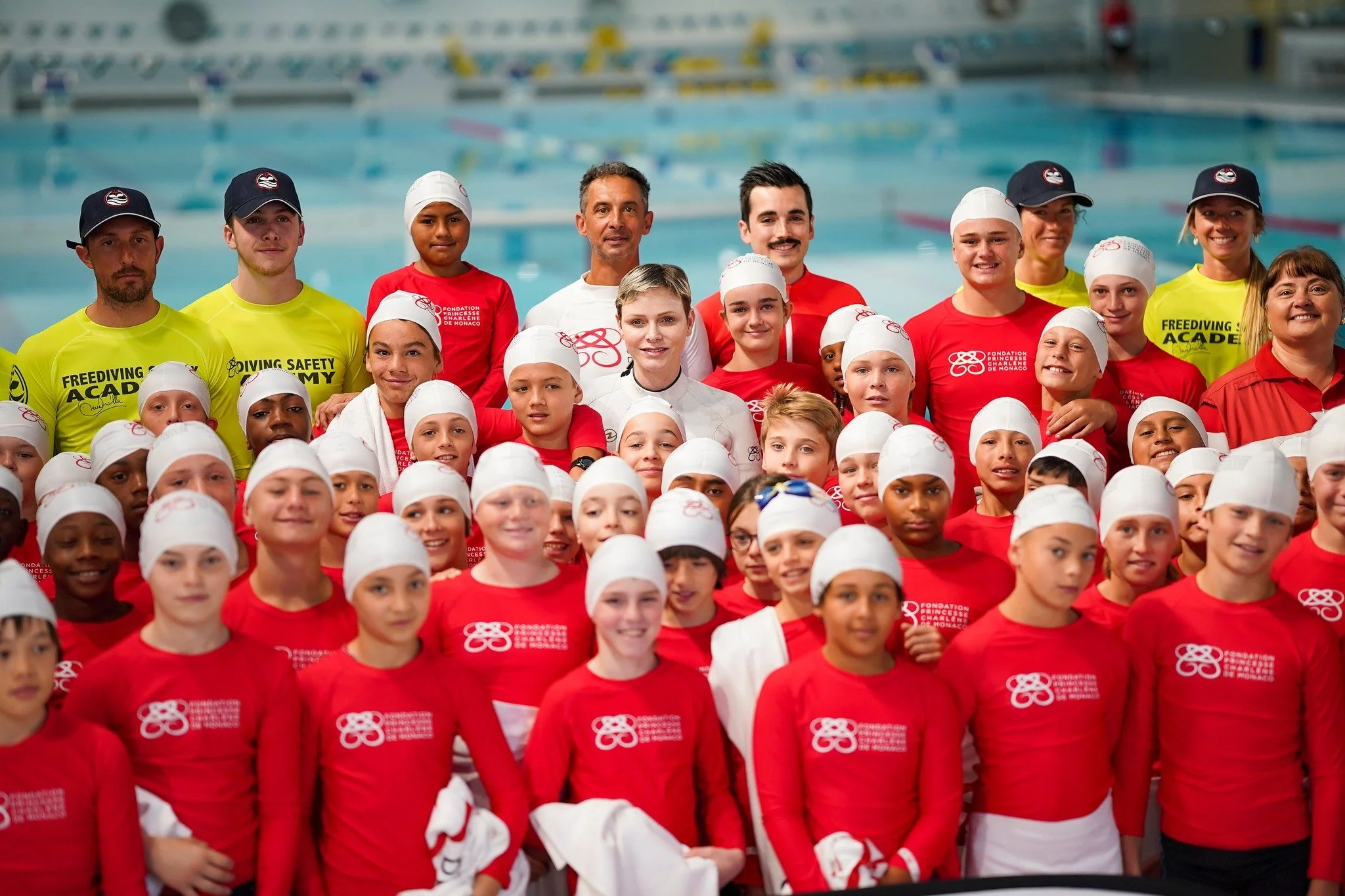 Princess Charlene attend Water Safety workshops ahead of Sainte Dévote Tournament