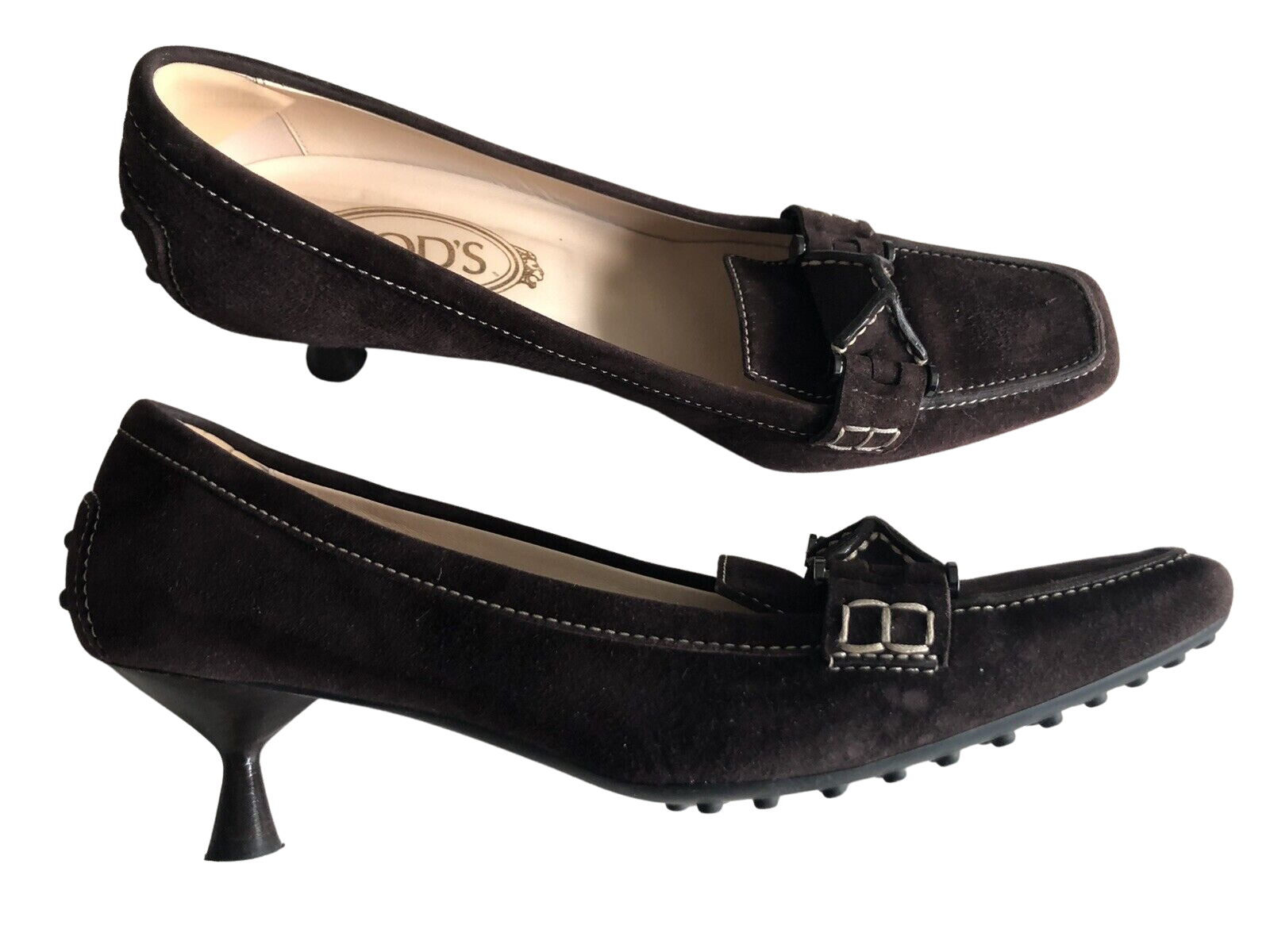 Tod's Drivers Kitten Heels