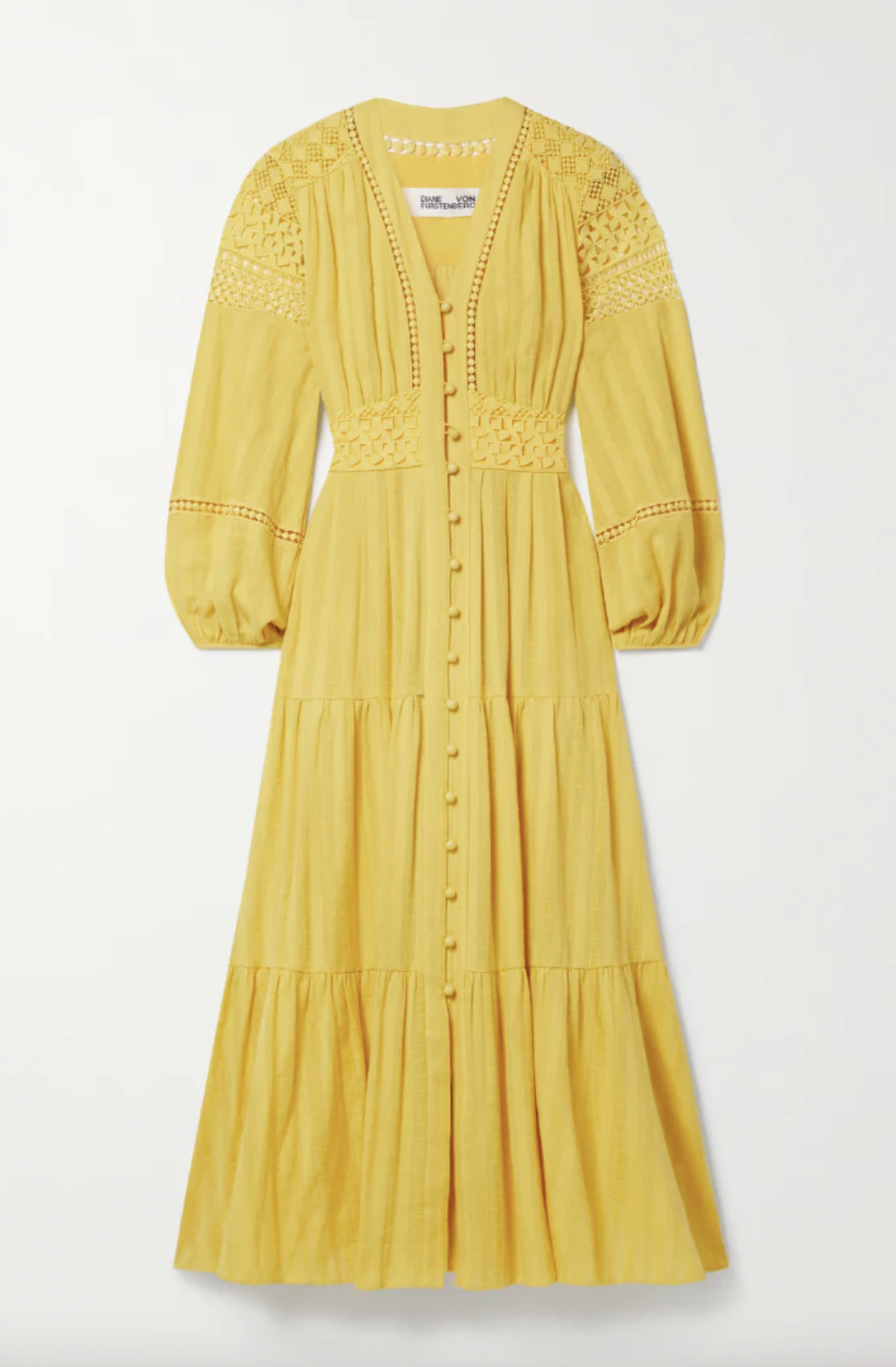 Diane von Furstenberg Gigi Dress in Yellow — UFO No More