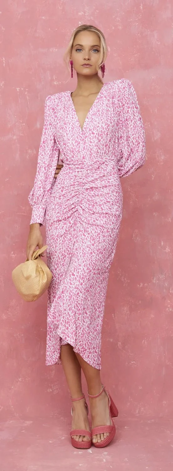 Lady Pipa Antonia Dress in Terrazzo Rosa