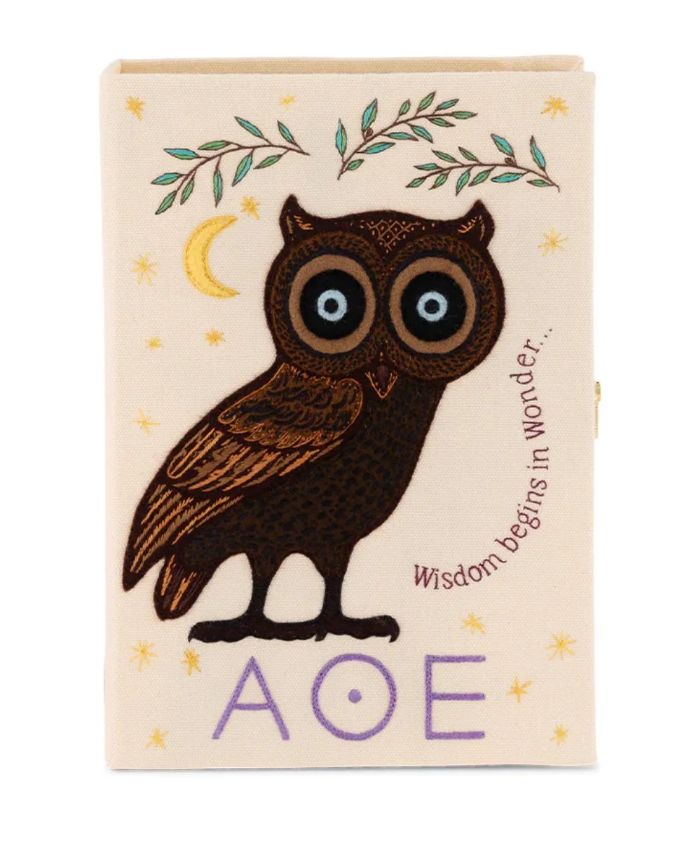 Olympia Le-Tan x Olympia of Greece Athens Owl Clutch
