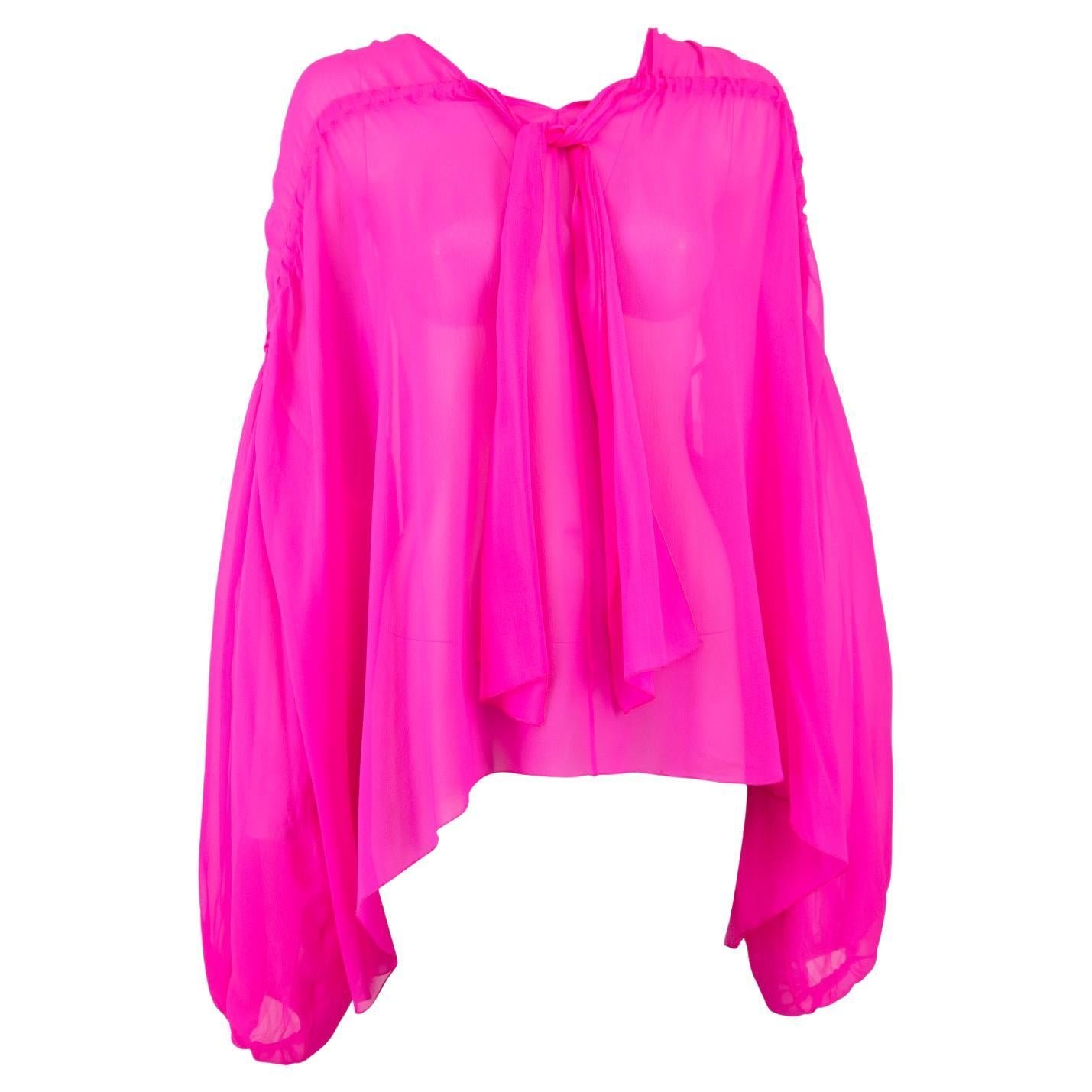 Giambattista Valli Pussybow Blouse in Pink.jpg