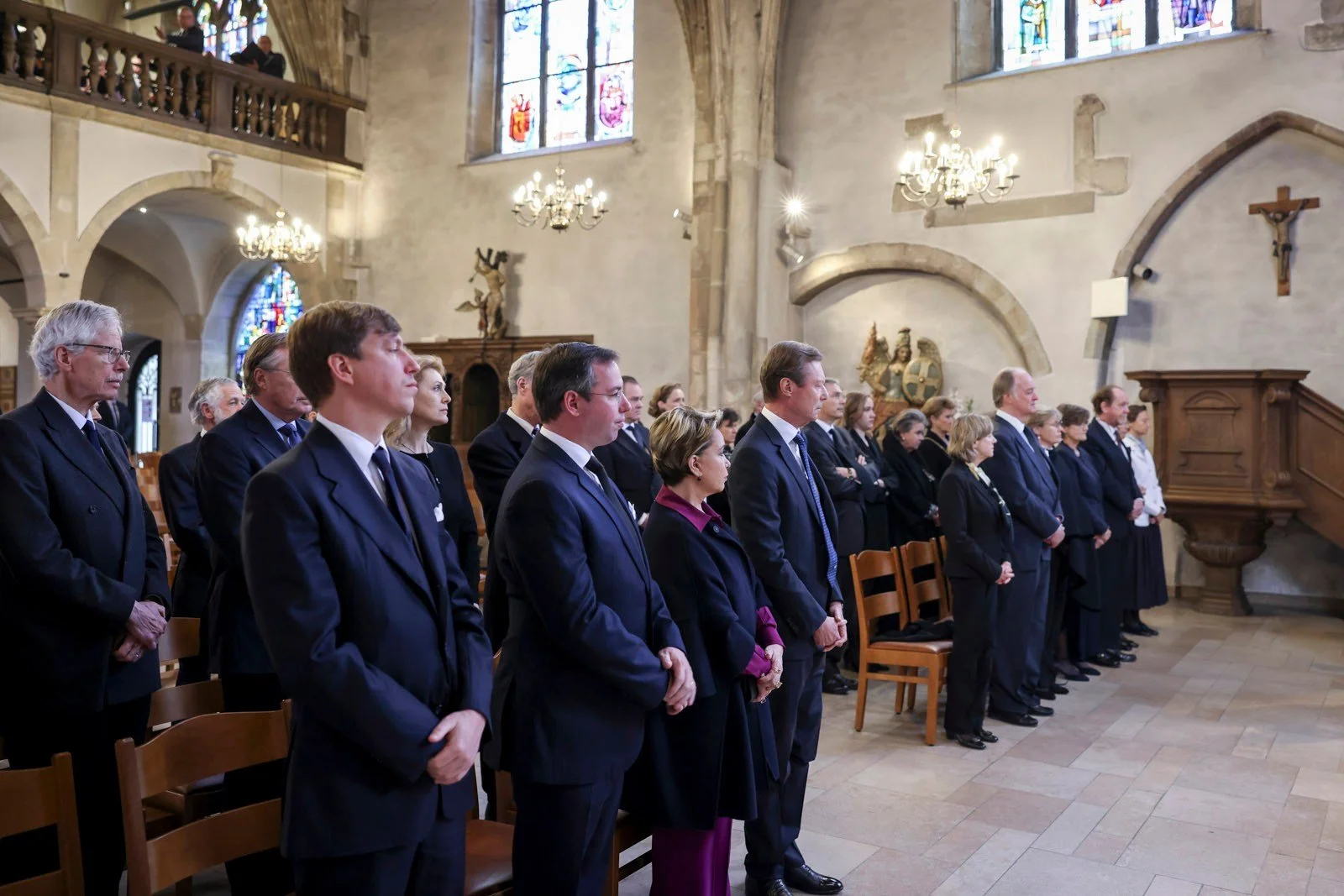 Members of Grand Ducal Family attend mass in memory of Princess Marie-Gabrielle