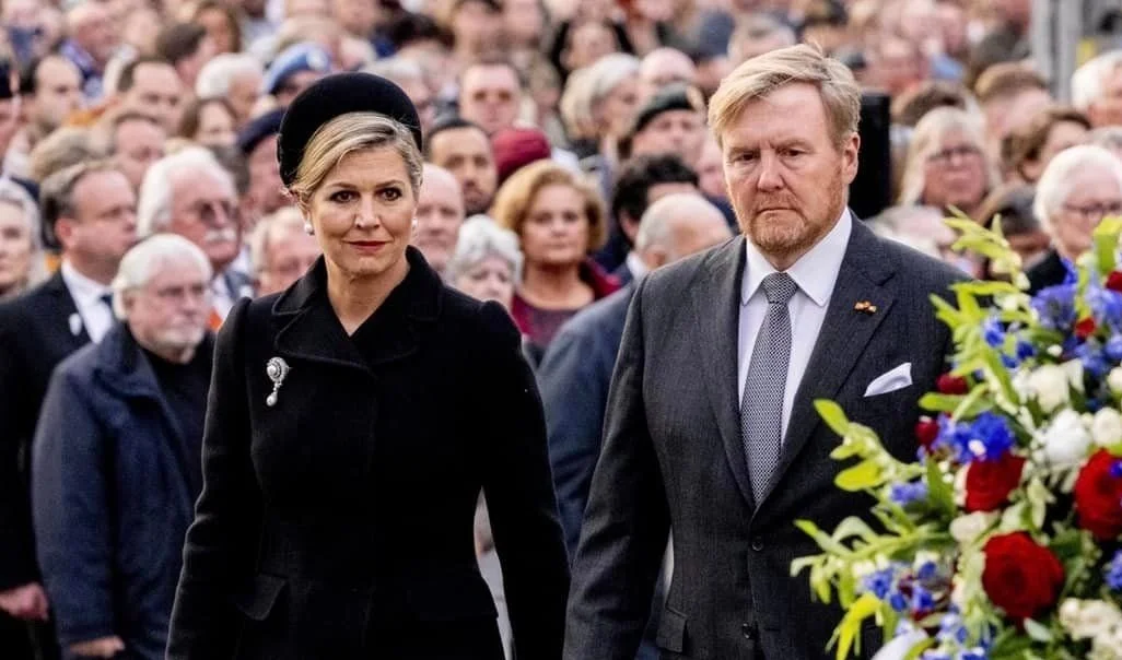 King Willem-Alexander and Queen Maxima attend National Remembrance Ceremony in Amsterdam