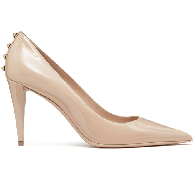 Valentino Garavani Stud-Detail Pointed-Toe Pumps — UFO No More