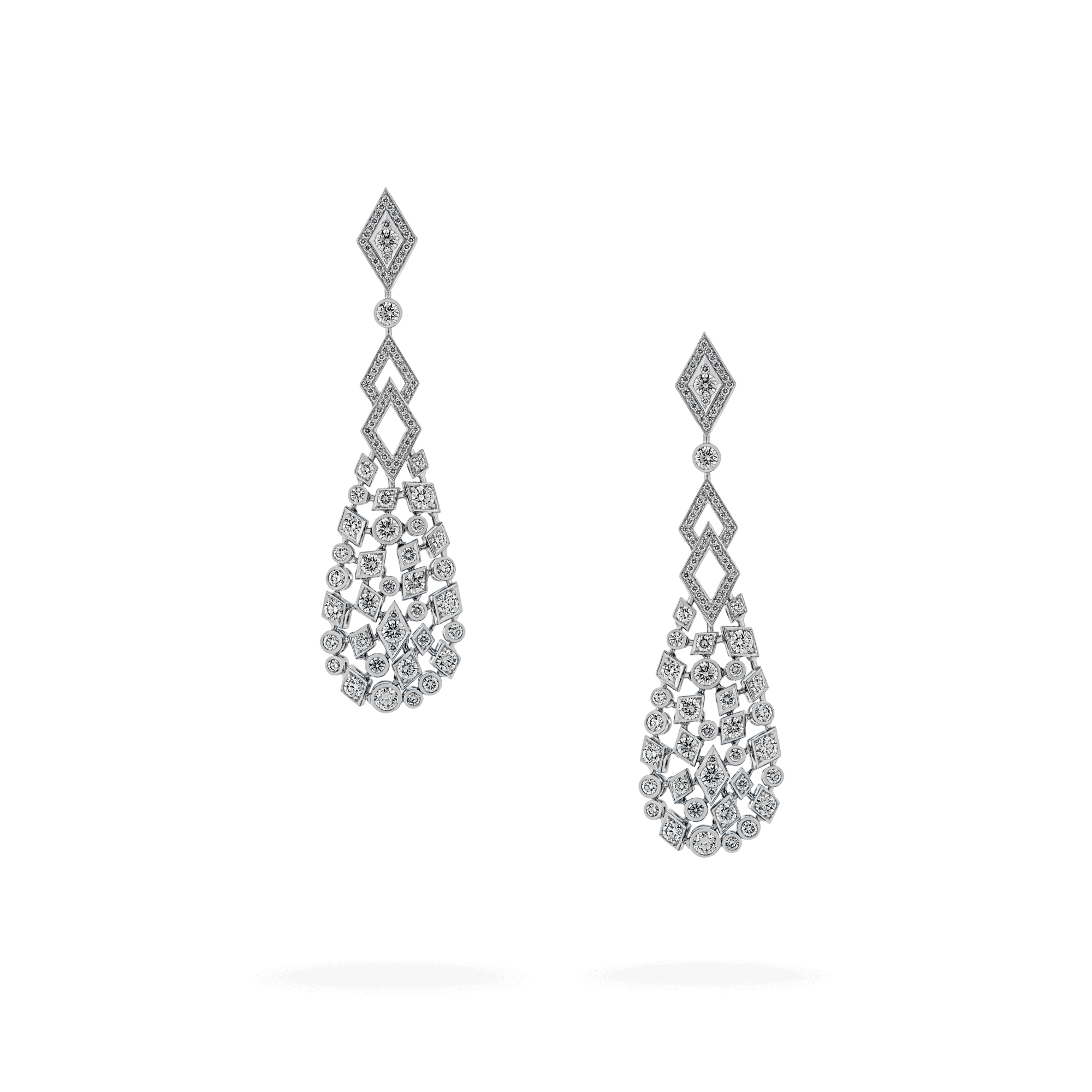 Garrard Albemarle High Jewellery Diamond Earrings  in 18ct White Gold.png