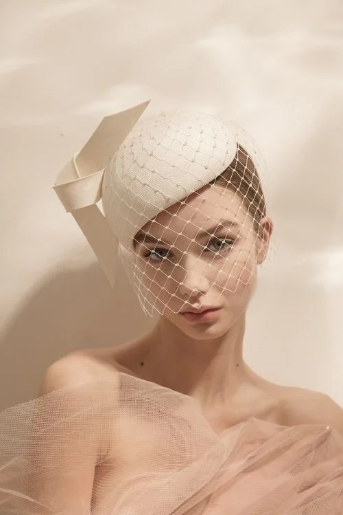 Philip Treacy OC 723 Beret in Beige