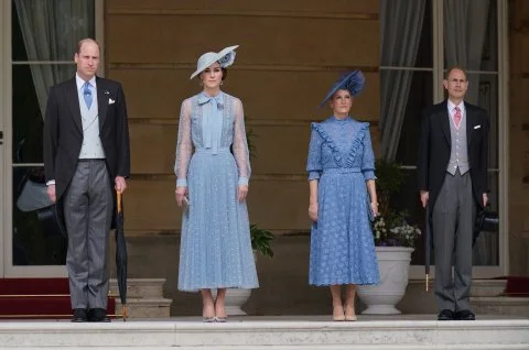 Members of the British Royal Family attend Garden Party at Buckingham Palace