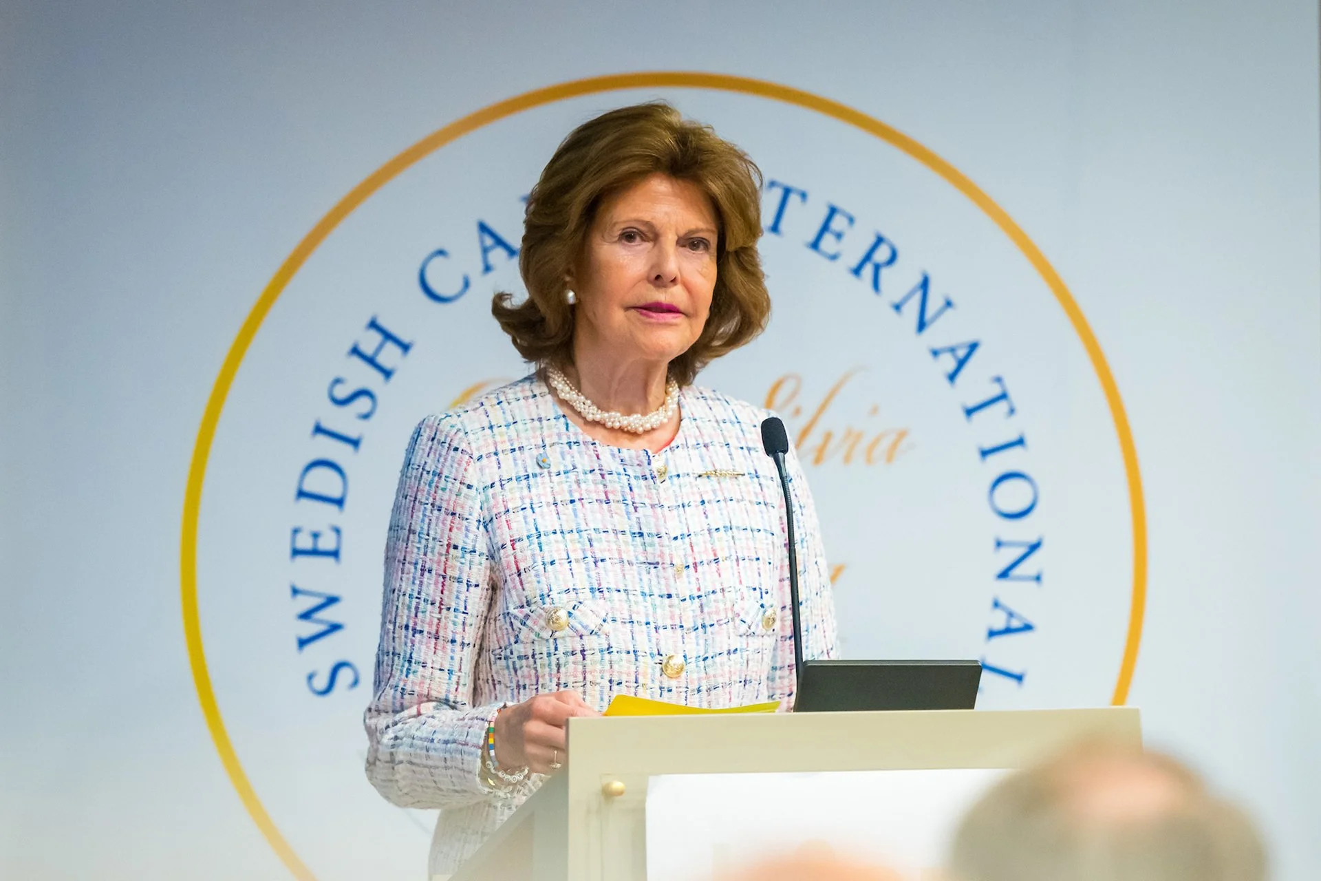 Queen Silvia attends The Power of Nursing: The Intersection of Dementia Practice and Research conference