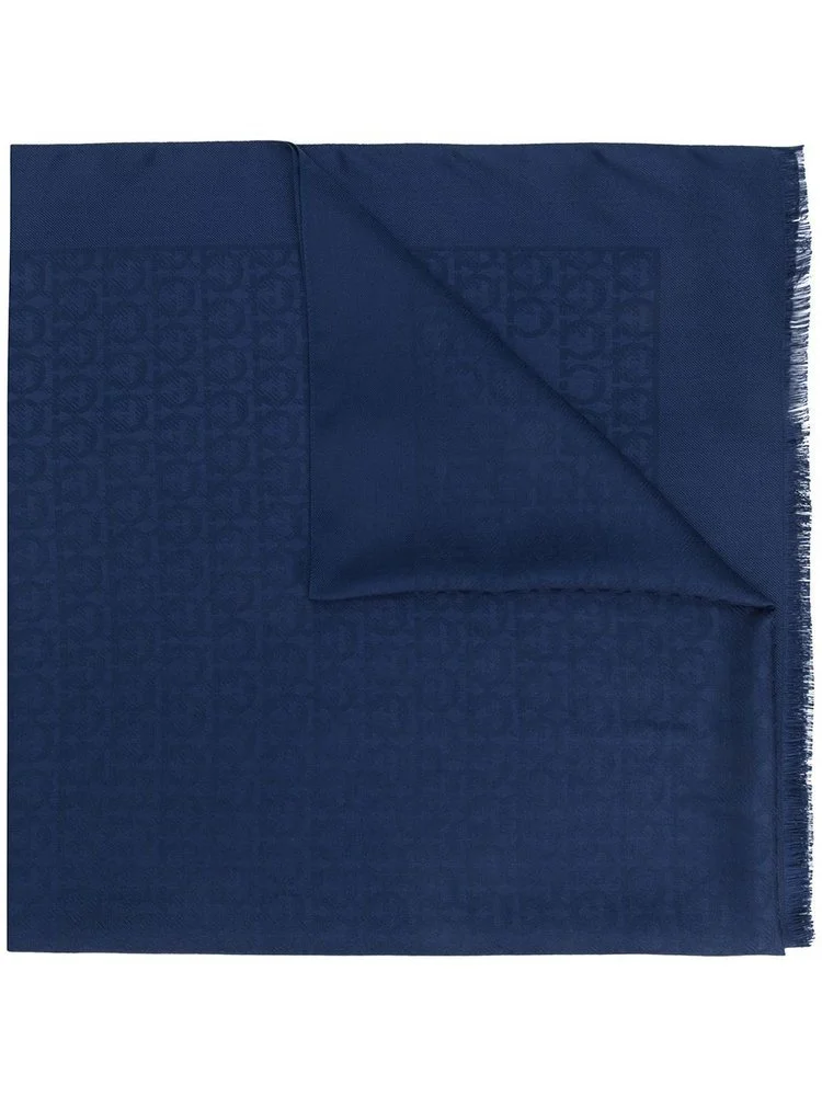 Salvatore Ferragamo Gancini Print Scarf
