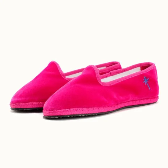 Chatelles Furlane Slippers in Fuchsia