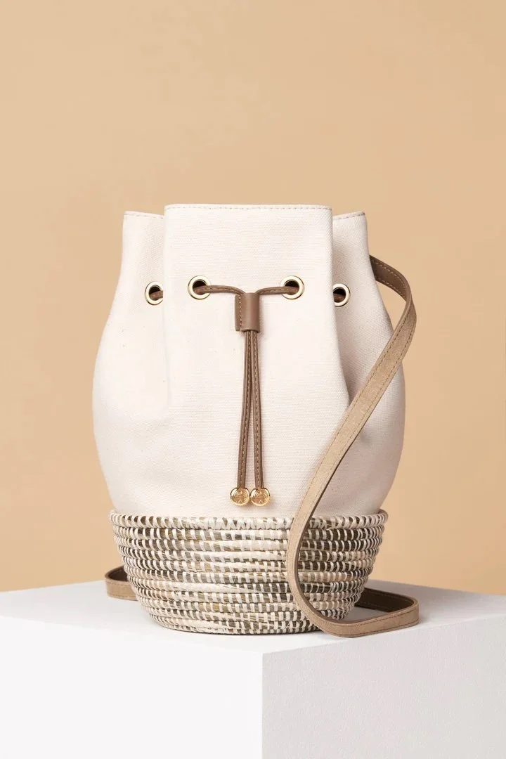 Cesta Bucket Bag in Neutral Mélange