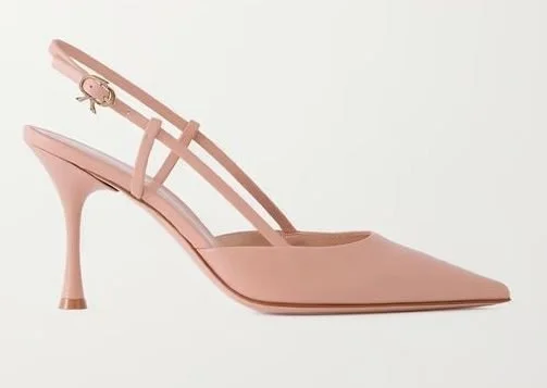 Gianvito Rossi Ascent Pumps in Powder Pink