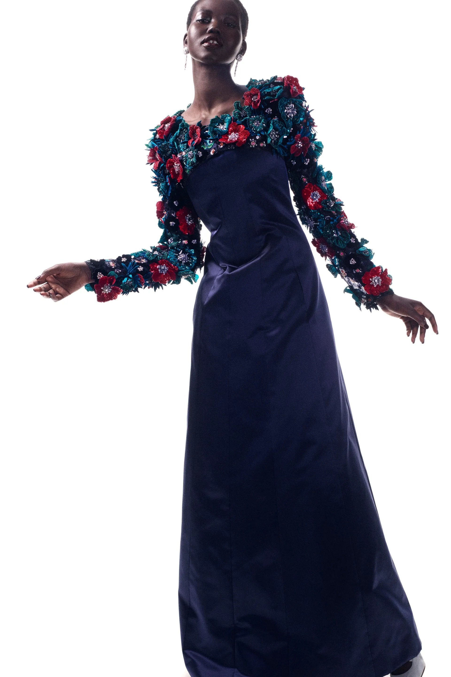 Chanel HC Sequin-Embellished Floral-Applique Gown.jpg