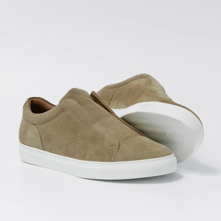 Harrys London Aaron Slip-On Sneakers in Suede Cork.jpg