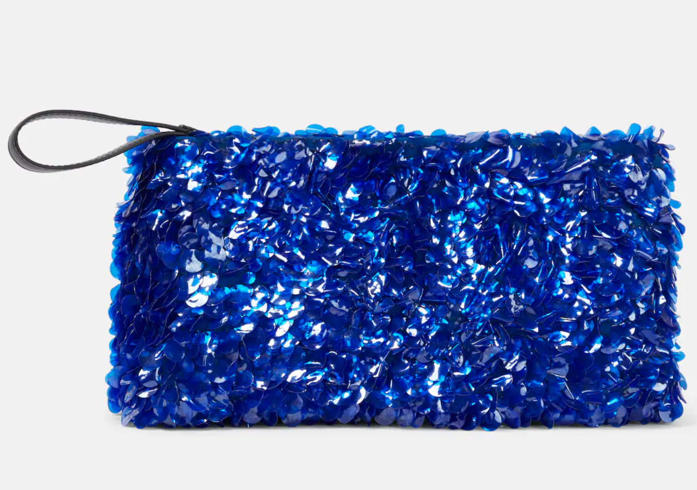 Dries Van Noten Pailette-Embellished Leather Clutch