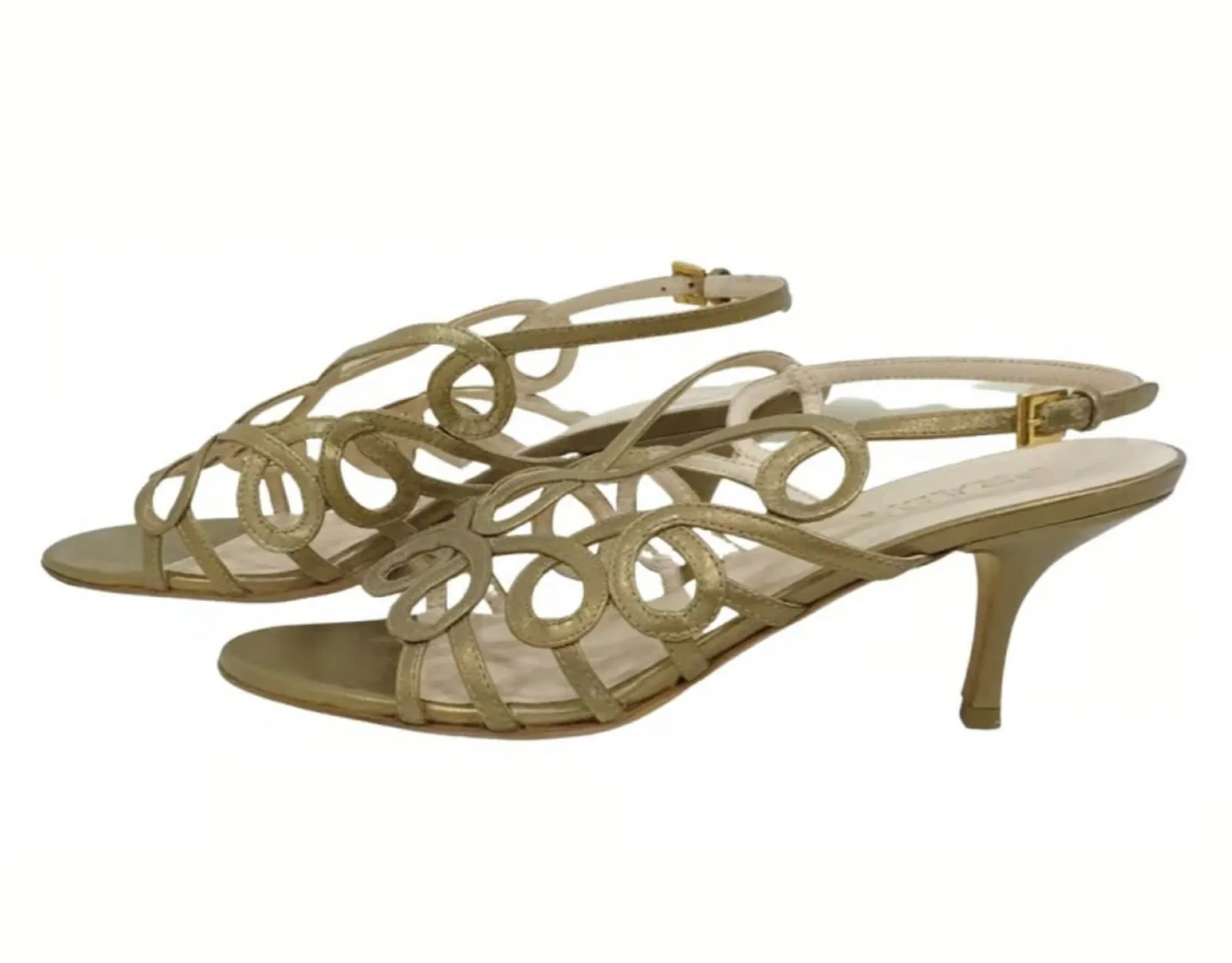 Prada Strappy Leather Sandals
