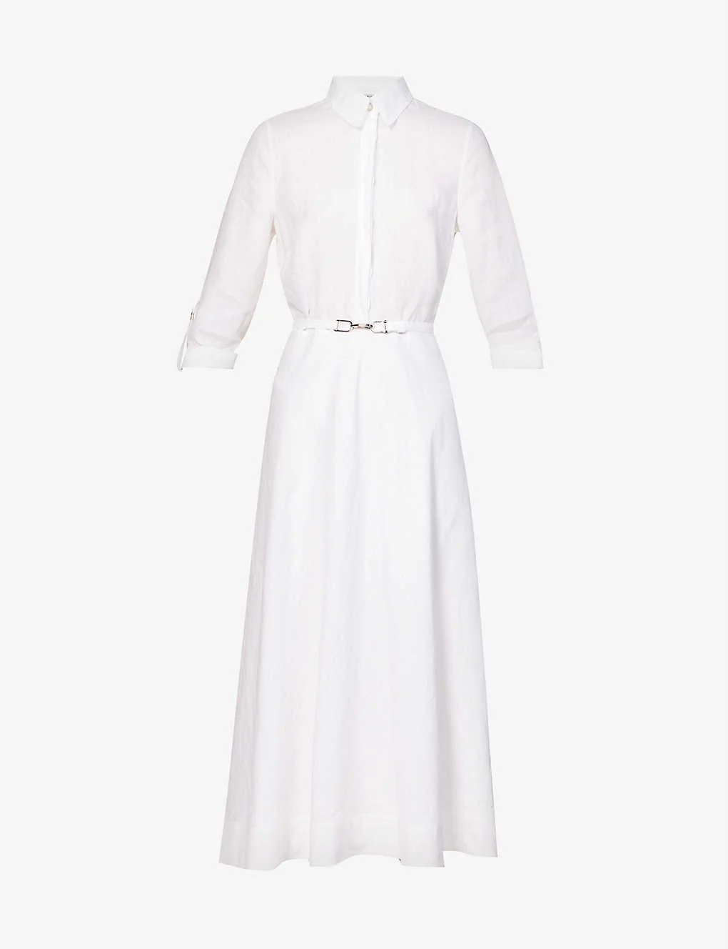 Gabriela Hearst Marley Midi Dress in Ivory