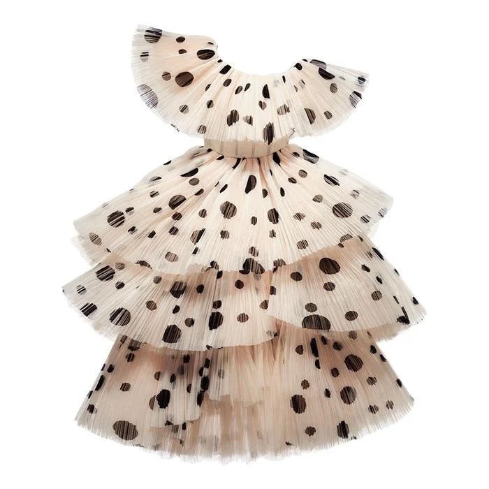 H&M Voluminous Tulle Dress in Yellow