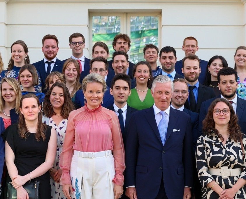 King Philippe and Queen Mathilde host dinner with young researchers