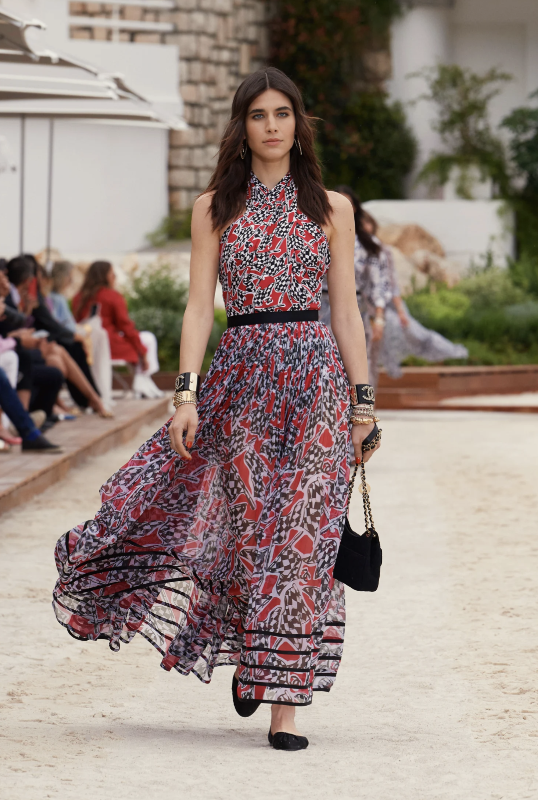 Chanel Printed Maxi Halter Dress — UFO No More