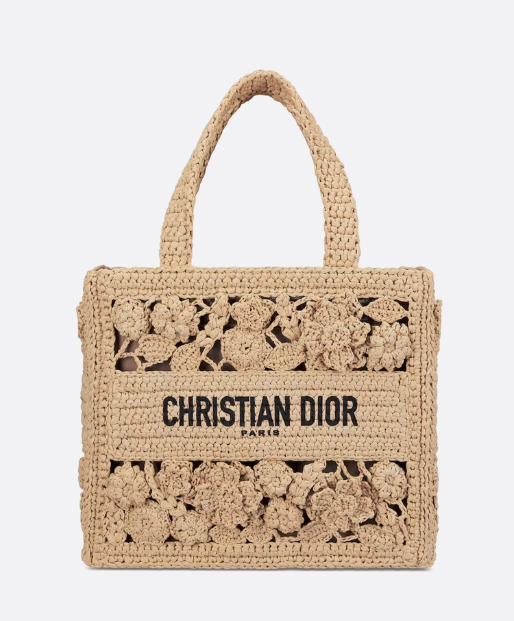 Discover The Savoir-Faire Of The Dior Book Tote In Raffia