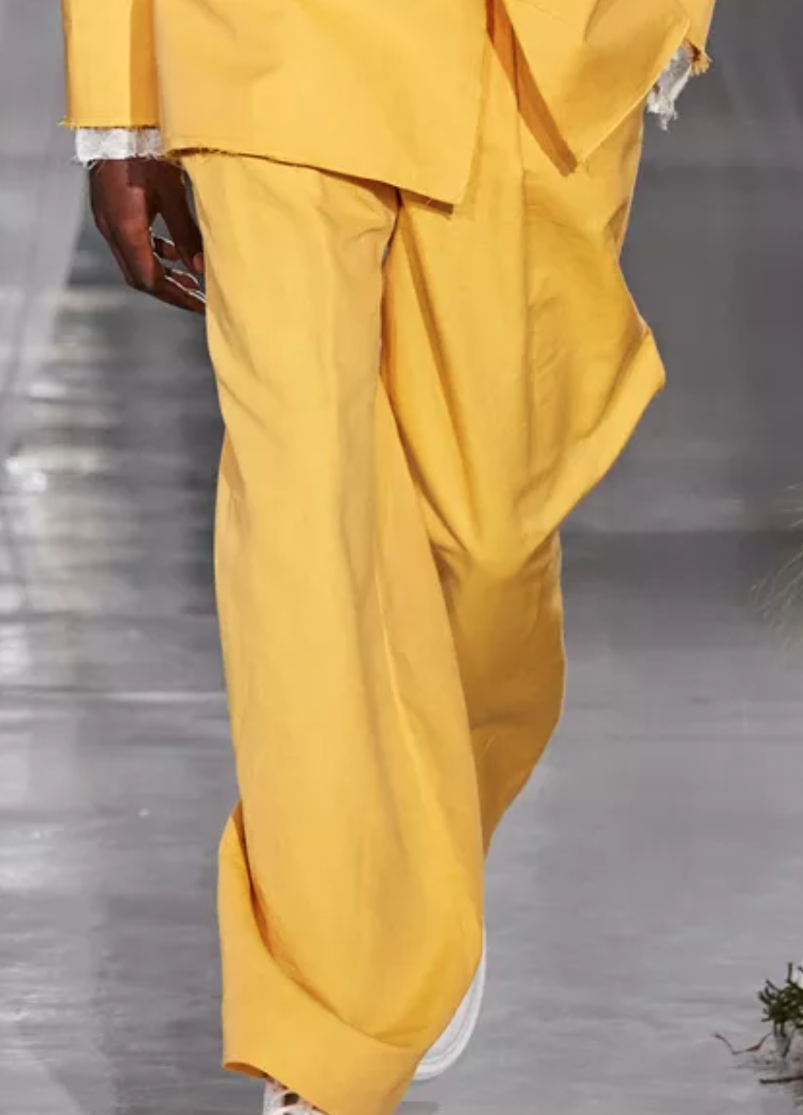 Alter Designs The George Pants in Yellow Linen
