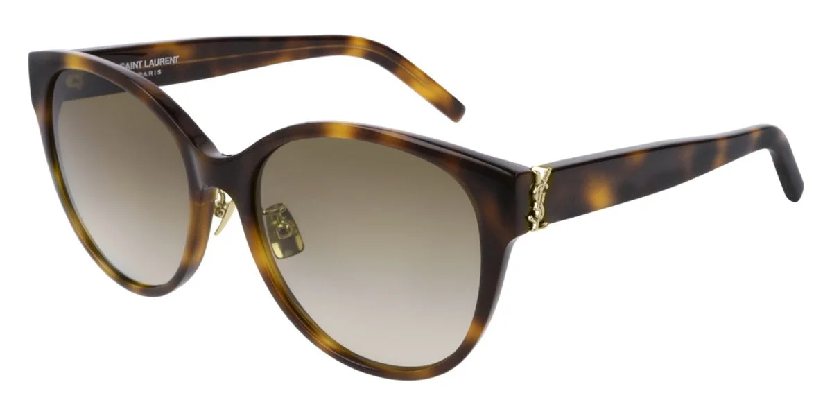 Saint Laurent SL M39 Sunglasses in Havana