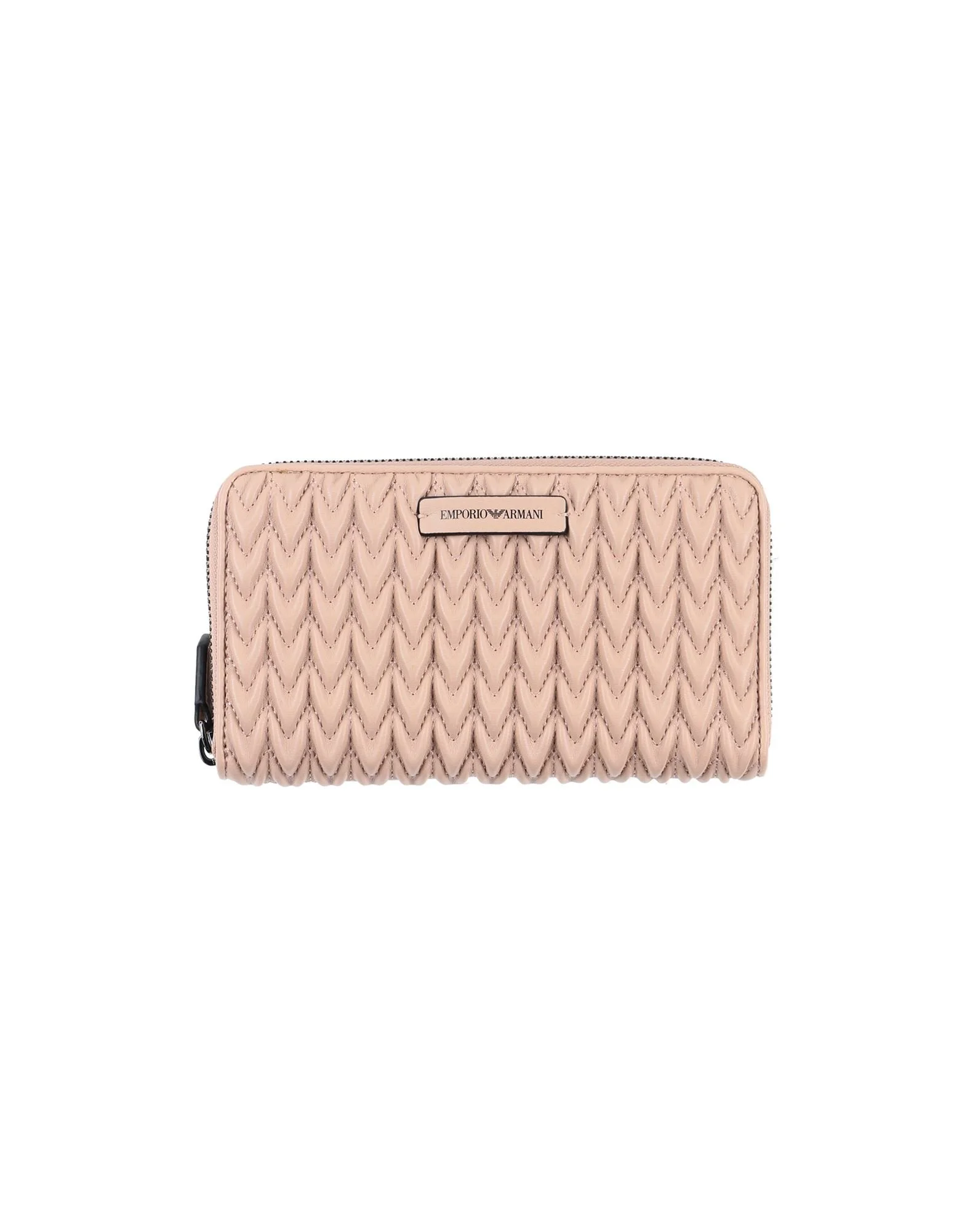 Emporio Armani Matelasse Wallet in Beige