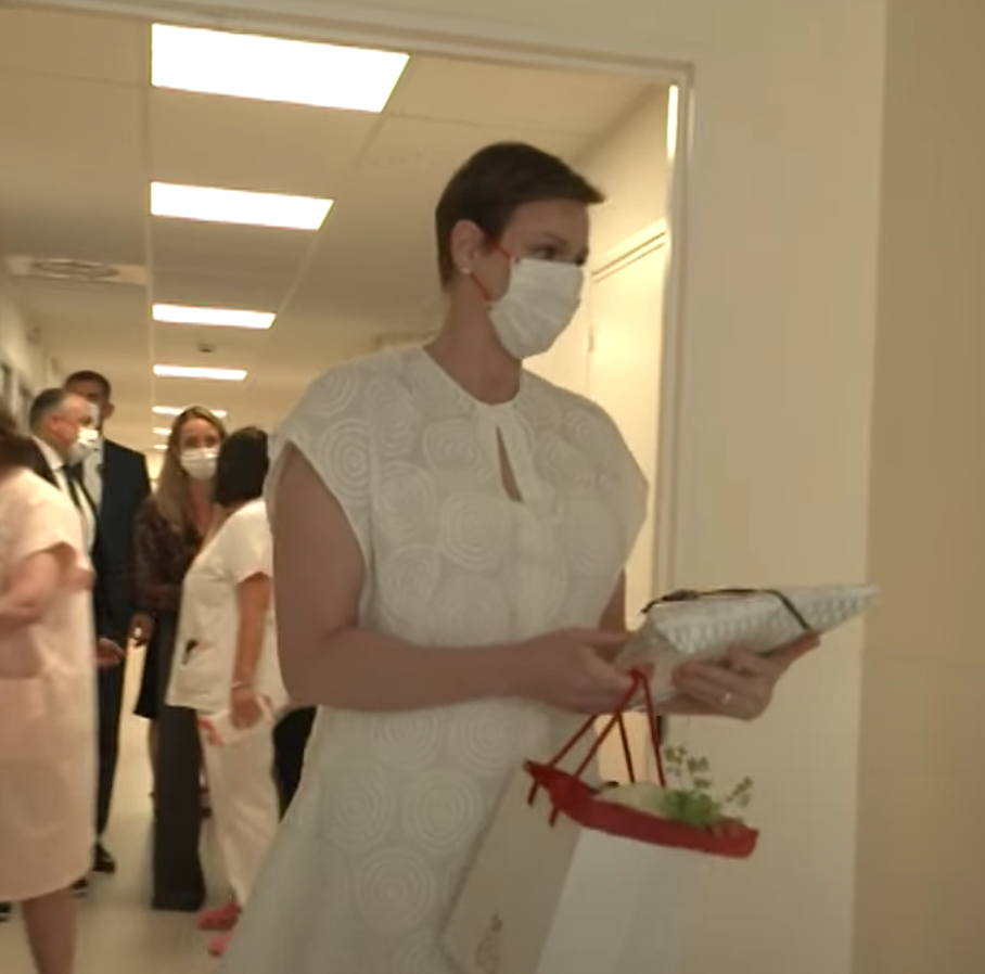 Princess Charlene visits CHPG for Mother's Day
