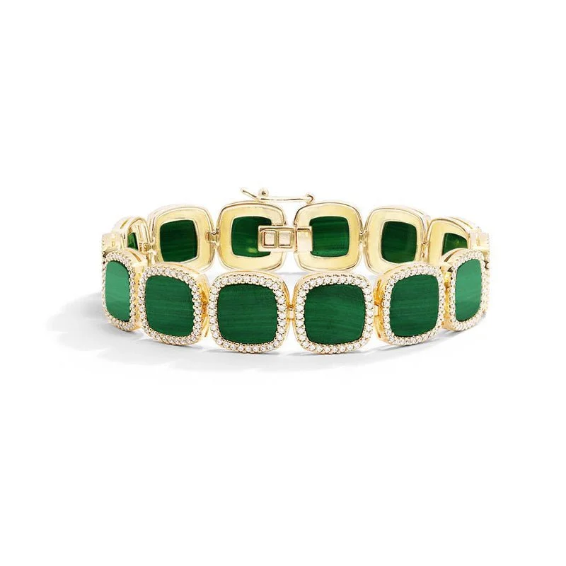 APM Monaco Malachite Bangle