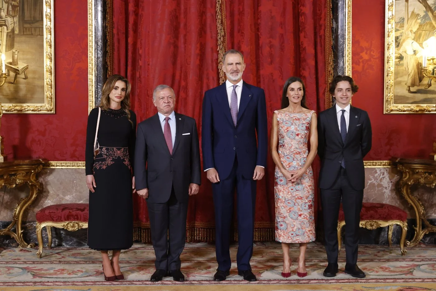King Felipe and Queen Letizia meet Jordanian Royal Couple