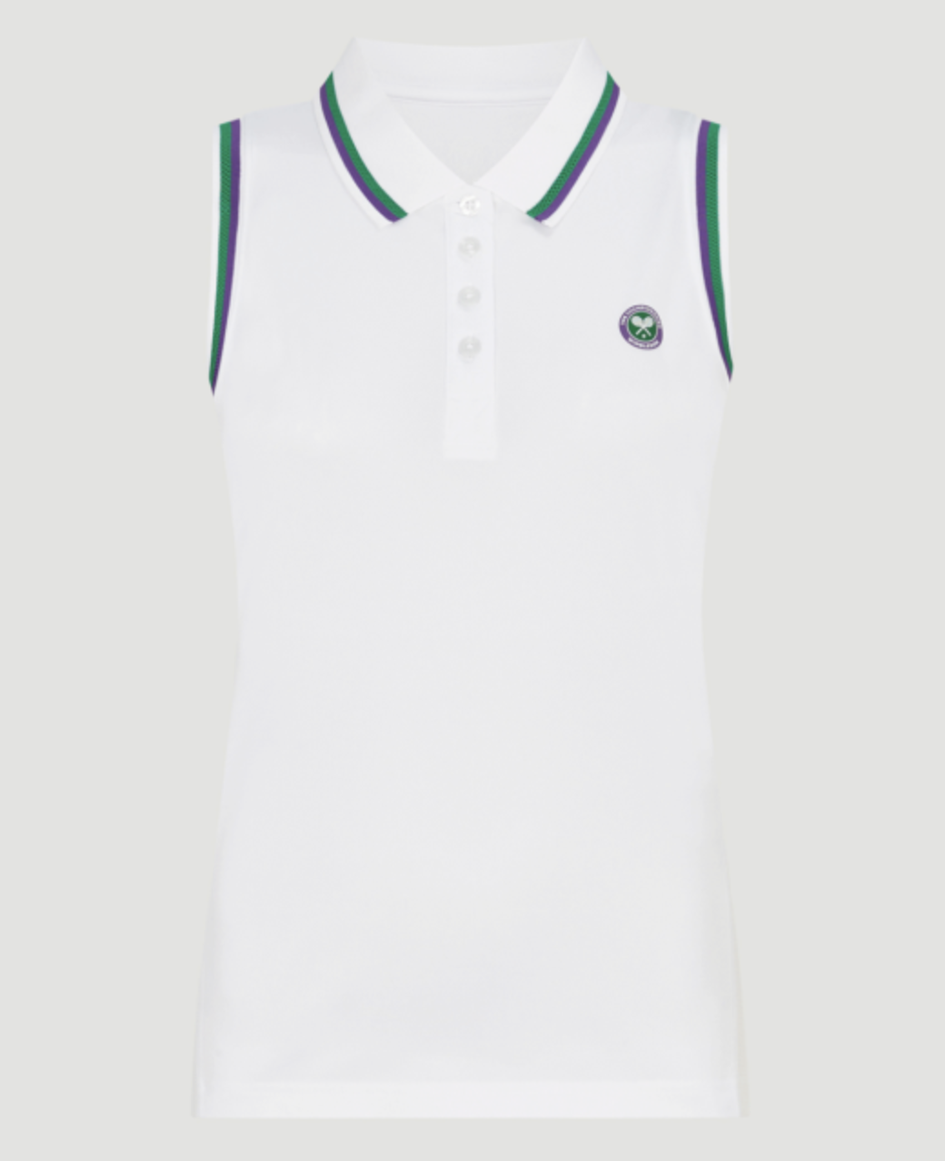 Wimbledon Core Performance Sleeveless Polo