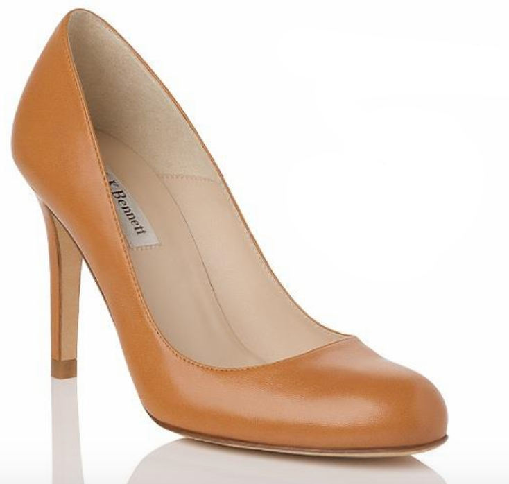LK Bennett Shilo Pumps in Brown Leather