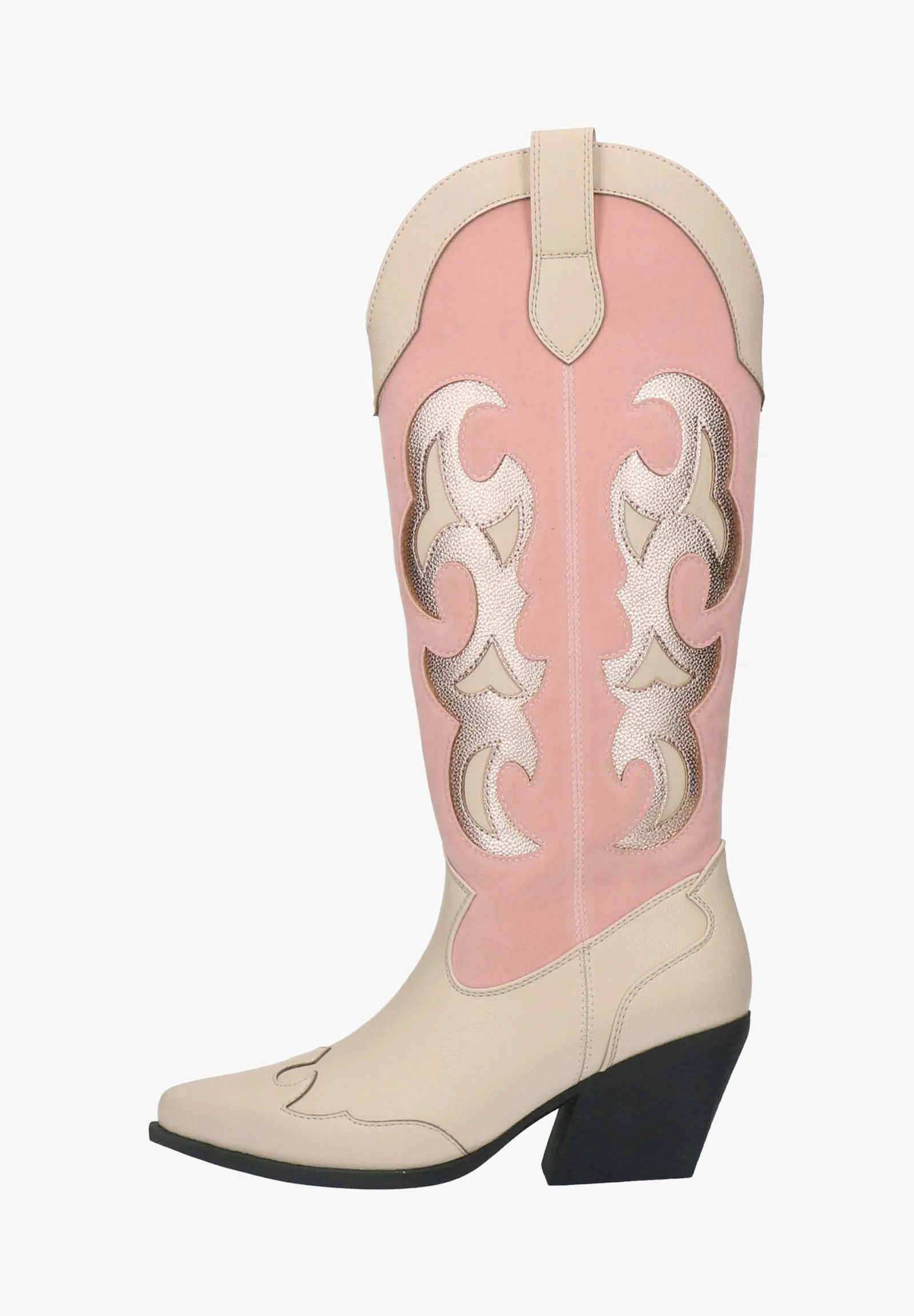 Sacha Metallic Details Cowboy Boots