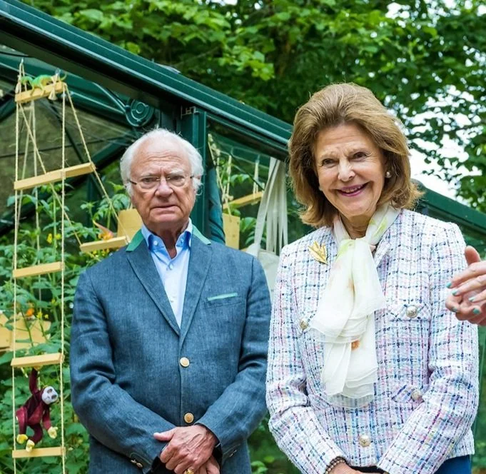 King Carl Gustaf and Queen Silvia open Inglasat 2023 exhibition at Solliden Castle
