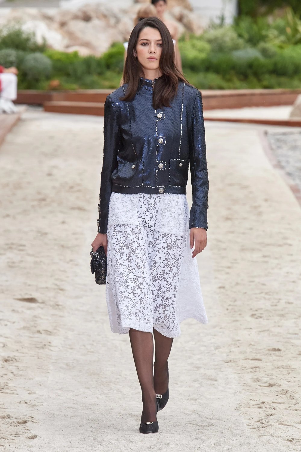 Chanel Sequined Jacket with Embellished Buttons — UFO No More