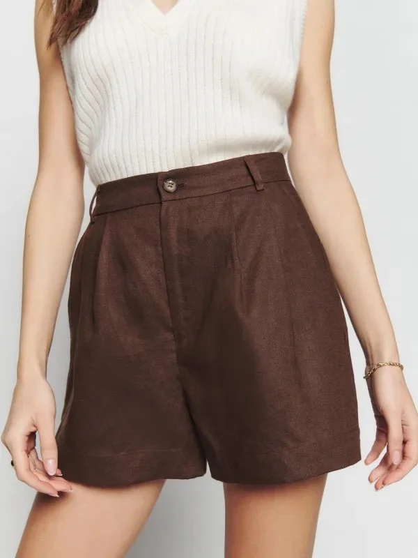 Reformation Mason Linen Short