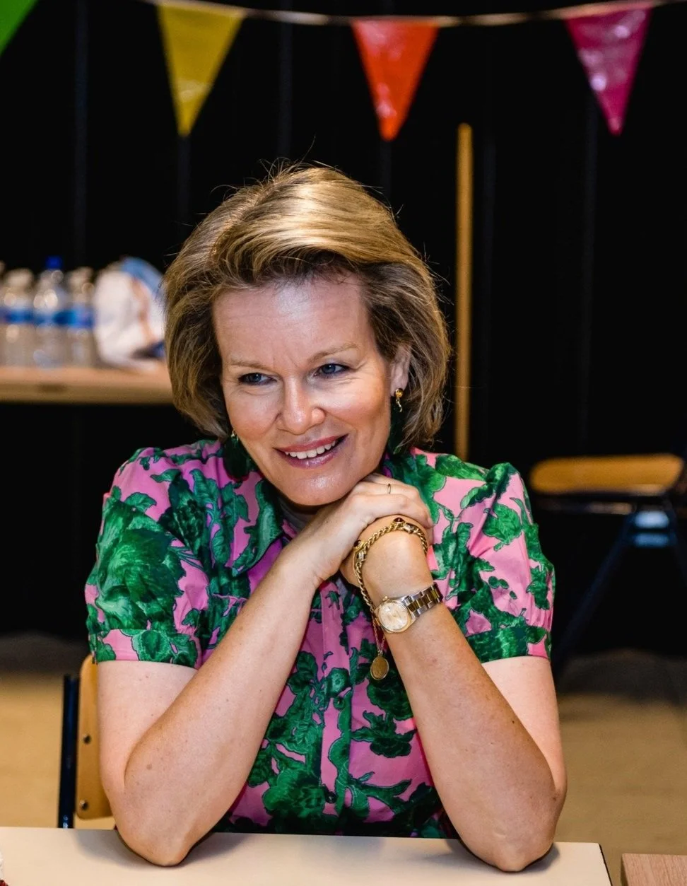 Queen Mathilde visits Kom op tegen Kanker's summer camp